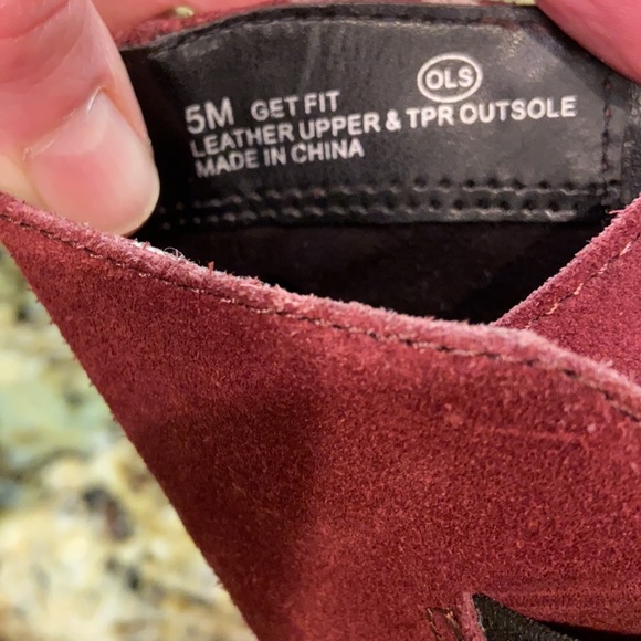 Aerosoles Heelrest Get Fit Suede Wedge Booties Size 5 - Picture 10 of 14